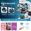 Bogrinuo Binoküler LED Aydınlatma Mikroskobu Binocular electron