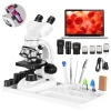 Bogrinuo Binoküler LED Aydınlatma Mikroskobu binocular four-hole microscope