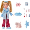 Bratz Pijama Partisi Cloe Moda Bebeği ve 2 Takım Pijama