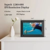 BSIMB 1280x800 HD WiFi Dijital Resim Çerçevesi 8 inç HD Koyu Siyah