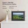 BSIMB 1280x800 HD WiFi Dijital Resim Çerçevesi 8 inç HD Siyah