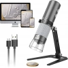 Bysameyee 4K HD Wi-Fi Kablosuz Dijital Mikroskop Kamera 3840x2160P