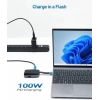 Cable Matters 4ü 1 arada USB C 4K/60Hz iPhone 15 Şarj Noktası