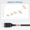 Cable Matters VESA Sertifikalı DisplayPort 2.1 Kablosu