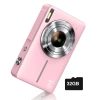CAMKORY Digital FHD 1080P Kamera Pembe