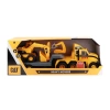 CAT İnşaat Oyuncakları Mürettebat Yükleyicili Kamyon ve Römork Heavy Mover Ekskavatör