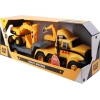CAT İnşaat Oyuncakları Mürettebat Yükleyicili Kamyon ve Römork Heavy Mover Ekskavatör