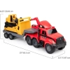 CAT İnşaat Oyuncakları Mürettebat Yükleyicili Kamyon ve Römork Heavy Mover İtfaiye ve Buldozer