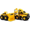 CAT İnşaat Oyuncakları Mürettebat Yükleyicili Kamyon ve Römork Heavy Mover Tekerlekli Yükleyici