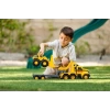 CAT İnşaat Oyuncakları Mürettebat Yükleyicili Kamyon ve Römork Heavy Mover Tekerlekli Yükleyici