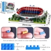 CAXIMSY Futbol Stadyumu Yapı Taşları Setleri, Futbol Mimarisi - 3500+ Parça