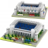 CAXIMSY Futbol Stadyumu Yapı Taşları Setleri, Futbol Mimarisi - 3500+ Parça - Beyaz