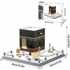 CAXIMSY İslami Kabe Model Yapı Blok Setleri Müslüman Hac Seti - 446 Parça