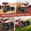 Cheerwing 1:18 Kaya Paletli 2.4Ghz Uzaktan Kumandalı Araba Kırmızı