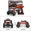 Cheerwing 1:18 Kaya Paletli 2.4Ghz Uzaktan Kumandalı Araba Kırmızı