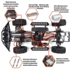 Cheerwing Kaya Paletli 4WD Off-Road Uzaktan Kumandalı Kamyon