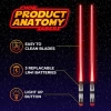 ChopSabers LED Parlayan Işıklı Saber Çubukları Glossy Tips