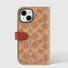 Coach iPhone Kılıfı Deep Forest Tan Wallet