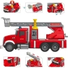 Çocuklar için İtfaiye Aracı Oyuncak Seti Fire Truck