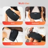 COMFIER Isıtma Pedi, 2 Isı Seviyesi ve 3 Masaj Modu Sırt Masaj Aleti - Siyah