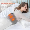 COMFIER Isıtma Pedi, 2 Isı Seviyesi ve 3 Masaj Modu Sırt Masaj Aleti - Gri