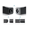 Cowin TV Bluetooth ARC/Optical/AUX Bağlantılı Soundbar Siyah