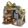 CUTEBEE DIY Ahşap Dollhouse Minyatür Kiti - Sihirli Ev