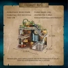 CUTEBEE DIY Ahşap Dollhouse Minyatür Kiti - Sihirli Ev