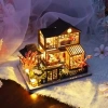 CUTEBEE DIY Ahşap Dollhouse Seti C-Japanese Garden House