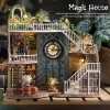 CUTEBEE DIY Ahşap Dollhouse ve Minyatür Mobilya