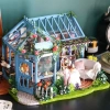 CUTEBEE DIY Ahşap Dollhouse ve Minyatür Mobilya A-Rose Garden Tea House