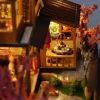 CUTEBEE DIY Ahşap Dollhouse ve Minyatür Mobilya C-Japanese Garden House