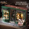 CUTEBEE DIY Ahşap Dollhouse ve Minyatür Mobilya Magic House2.0