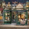 CUTEBEE DIY Ahşap Dollhouse ve Minyatür Mobilya Magic House2.0