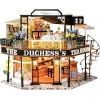 CUTEBEE DIY Ahşap Dollhouse ve Minyatür Mobilya The Duchesss Tea Room