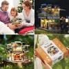 CUTEBEE DIY Ahşap Dollhouse ve Minyatür Mobilya The Duchesss Tea Room