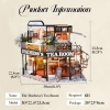 CUTEBEE DIY Ahşap Dollhouse ve Minyatür Mobilya The Duchesss Tea Room