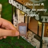 CUTEBEE DIY Ahşap Dollhouse ve Minyatür Mobilya The Duchesss Tea Room