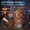 CUTEBEE DIY Ahşap Minyatür Ev Seti Kitaplık