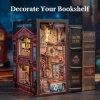 CUTEBEE DIY Ahşap Minyatür Ev Seti Kitaplık