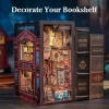 CUTEBEE DIY Ahşap Minyatür Ev Seti Kitaplık