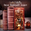 CUTEBEE DIY Ahşap Minyatür Ev Seti Kitaplık Flame Common Room