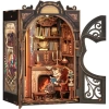 CUTEBEE DIY Dollhouse Kitaplık Count Cats Study