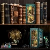 CUTEBEE DIY Dollhouse Kitaplık Darkness Common Room