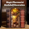 CUTEBEE DIY Dollhouse Kitaplık - Bilinmeyen Toprakların Kelebeği Magic Pharmacist