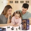 CUTEBEE DIY Dollhouse Kitaplık Nebula Common Room