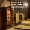 CUTEBEE DIY Dollhouse Kitaplık Sailing Memory