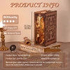 CUTEBEE DIY Dollhouse Kitaplık Sailing Memory