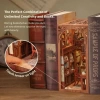 CUTEBEE DIY Dollhouse Kitaplık The Secret Rhythm