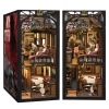 CUTEBEE DIY Dollhouse Kitaplık Train Mystery Case